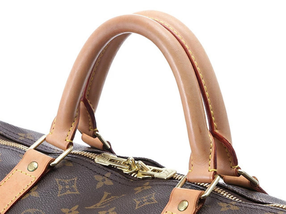 Louis Vuitton Boston Monogram Keepall Bag Brown